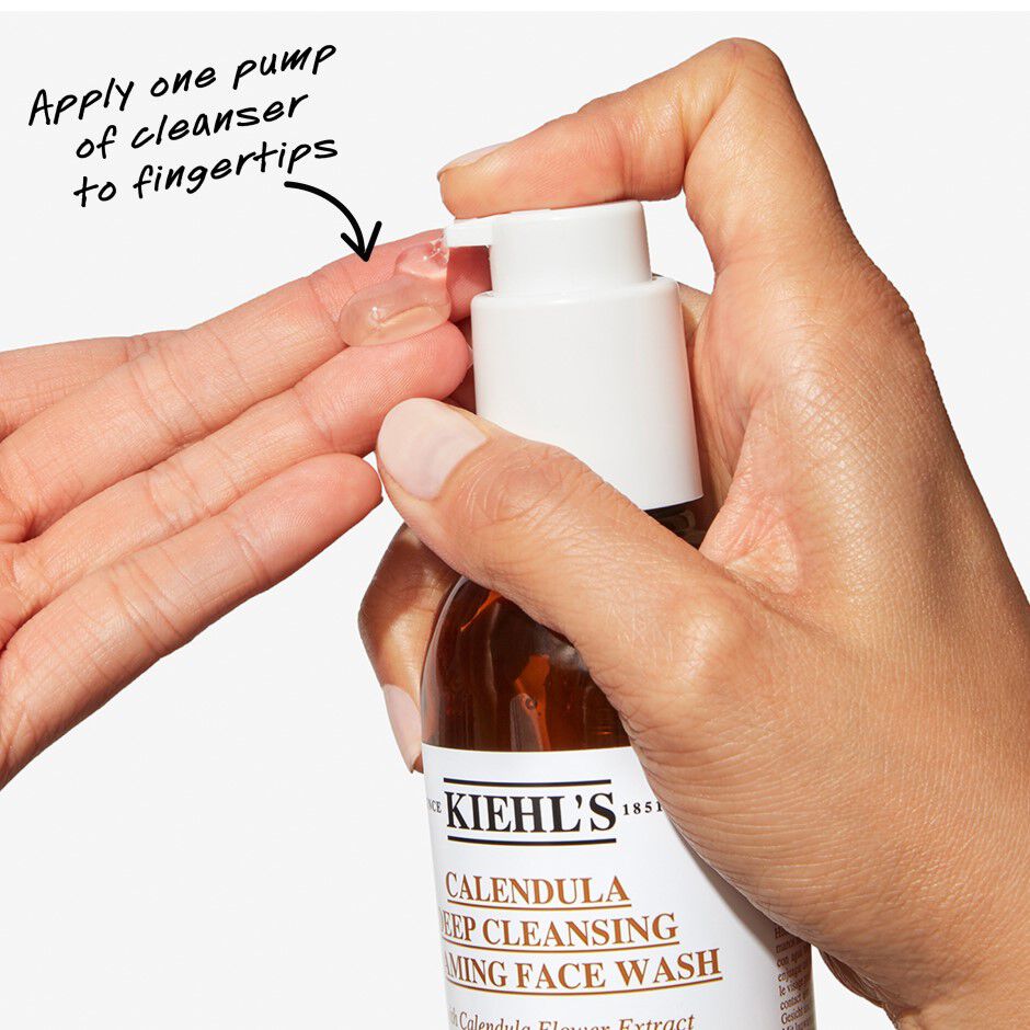 Kiehl's calendula deep cleansing shop foaming face wash