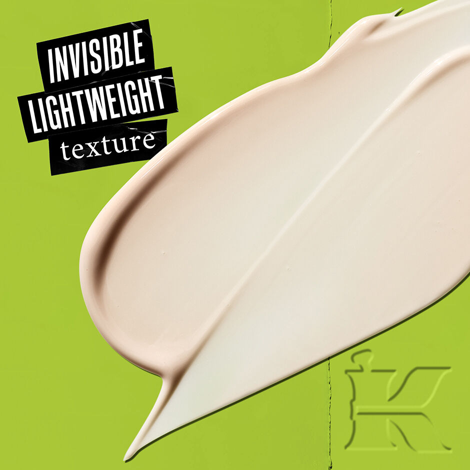 invisible lightweight texture- swipe of product 