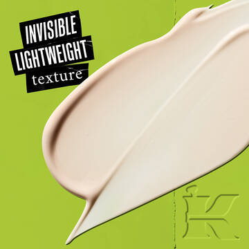 invisible lightweight texture- swipe of product 