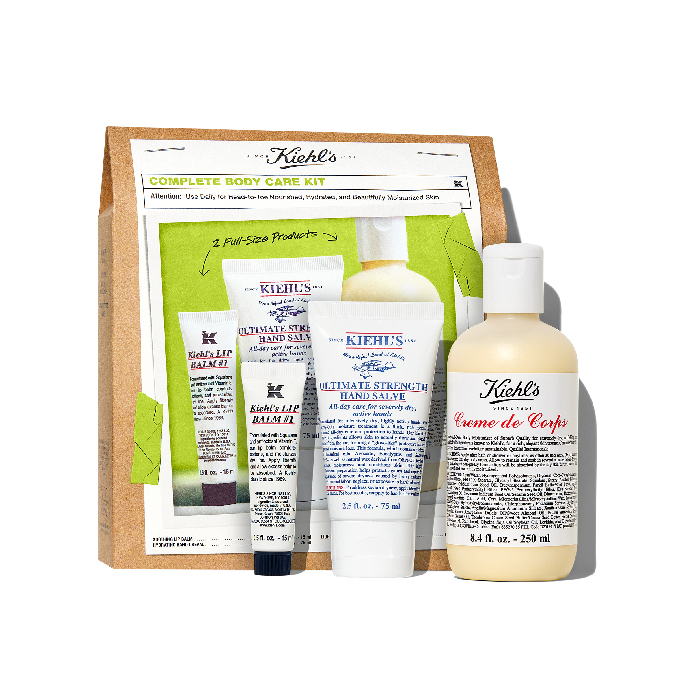 Kiehl's Complete Body Care Set - Hydrating Body Skincare Set