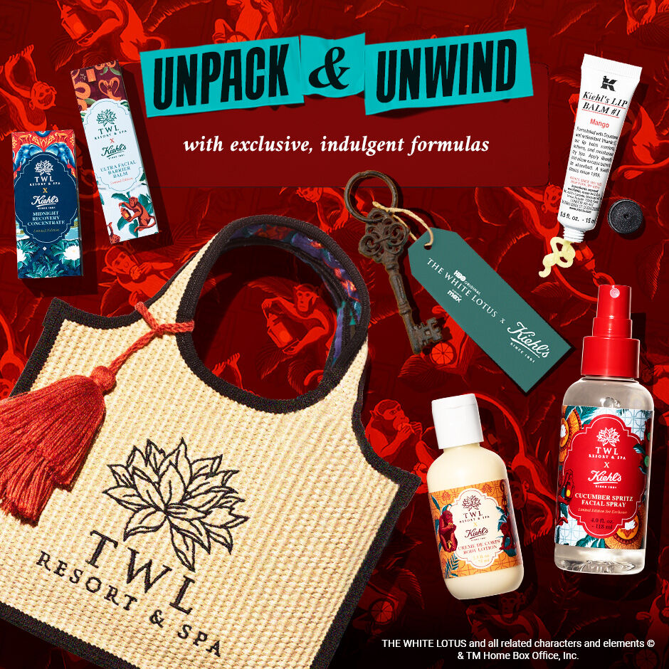 The White Lotus HBO Original Series X Kiehl's Gift Set