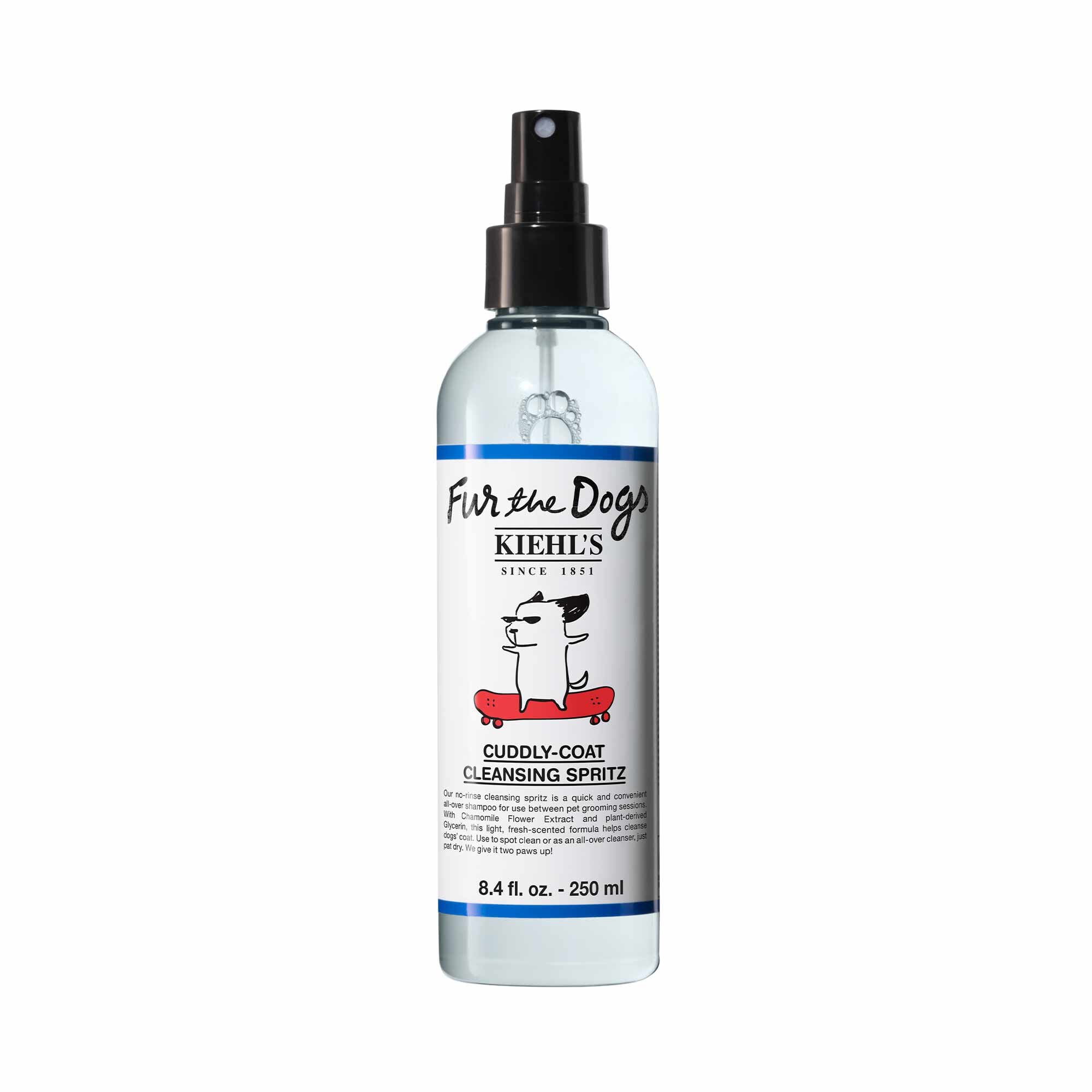 Kiehl's Cuddly-Coat Cleansing Spritz &mdash; Gentle Dog Grooming Spray &mdash; Kiehl&rsquo;s  | 8.45 fl oz