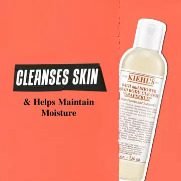 cleanses skin & helps maintain moisture