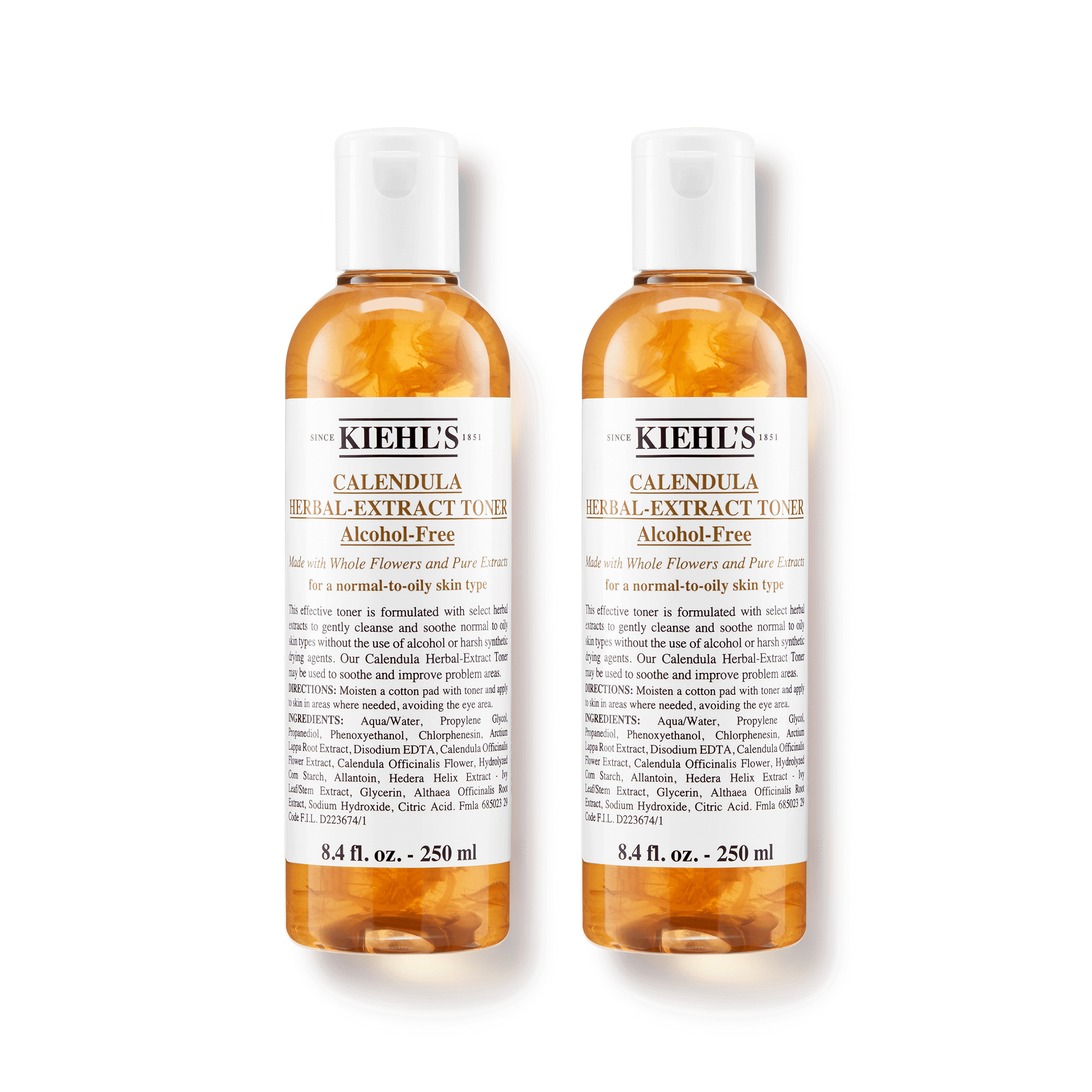Calendula Herbal-Extract Alcohol-Free Toner 250ml Duo