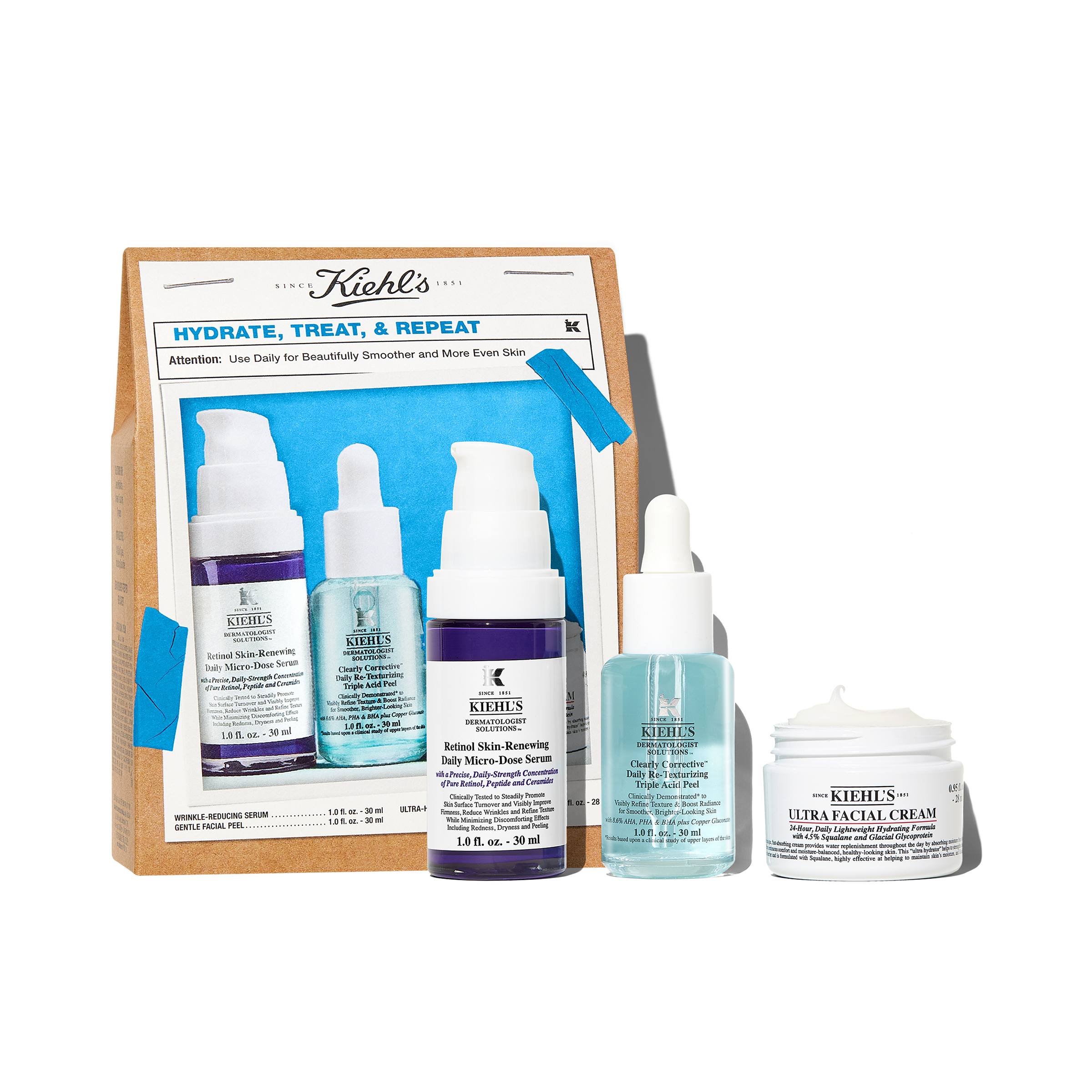 Kiehl's Hydrate, Treat, & Repeat Gift Set - Skincare Set