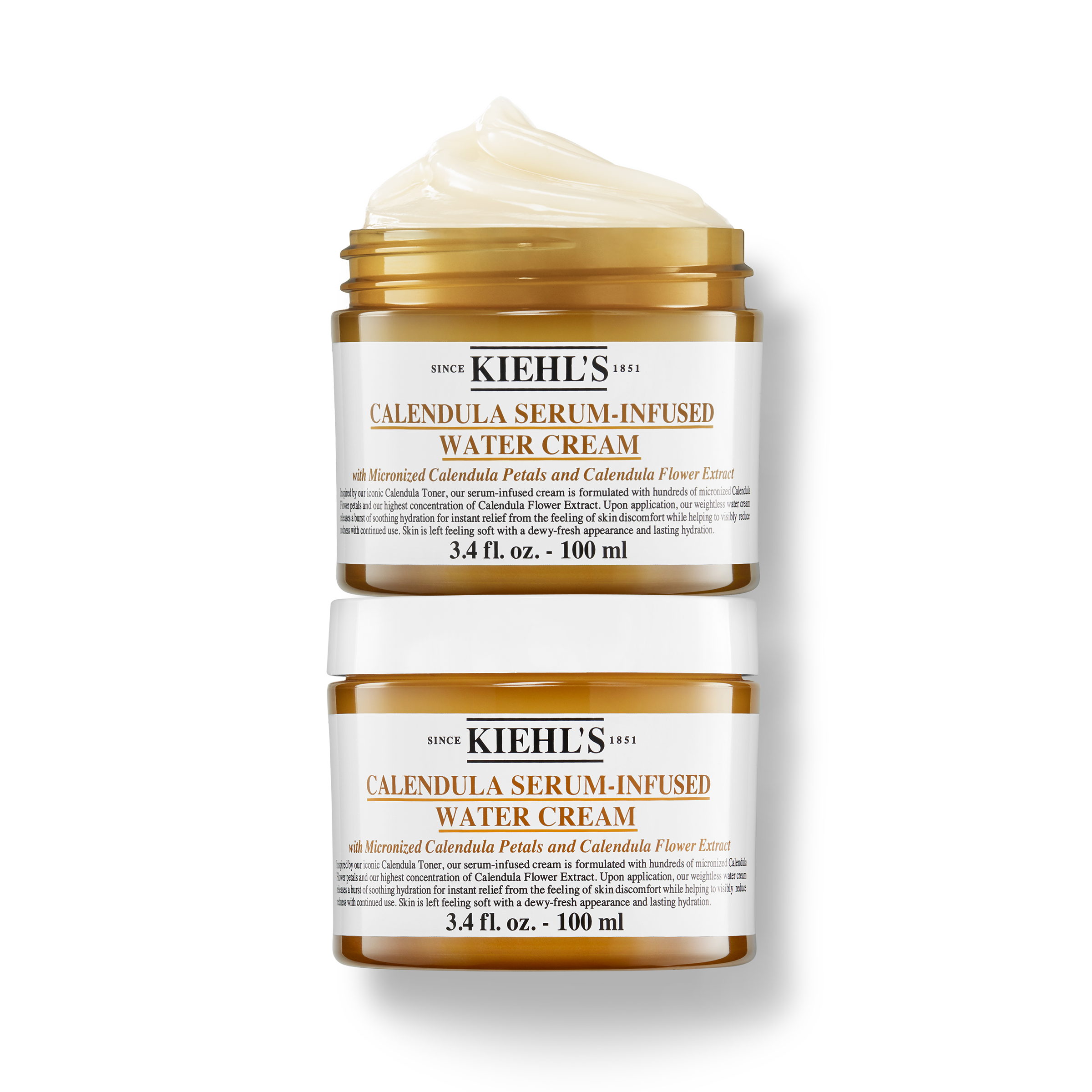 Kiehl's Calendula Serum-Infused Water Cream 100ml Duo