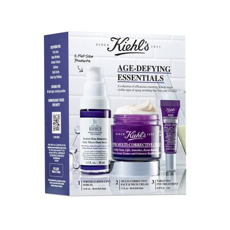 Kiehls 3-Piece Age Defying Skincare Gift Set + Free 5-Piece Gift