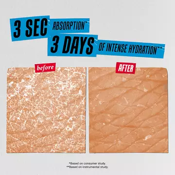 before & after dry skin comparison