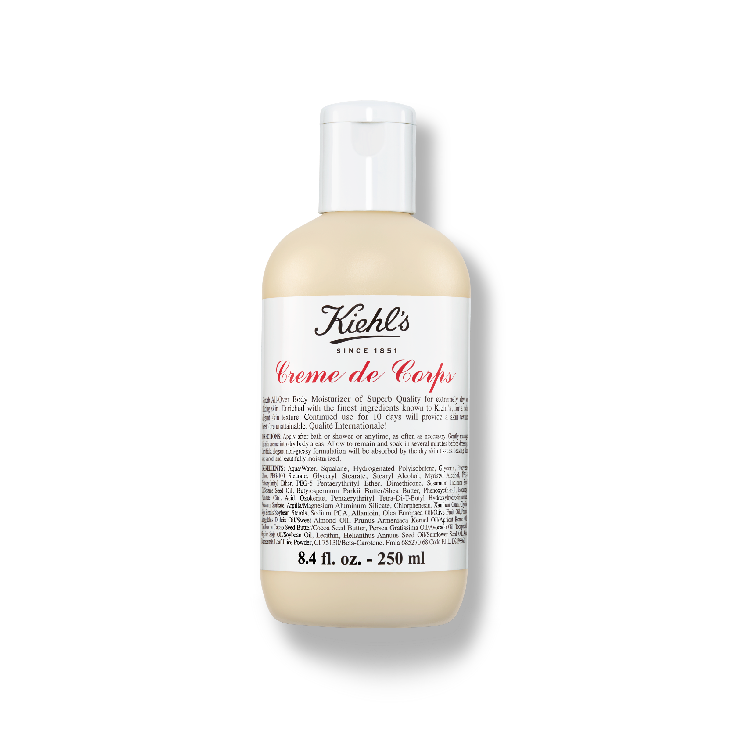 Kiehls Creme de Corps Body Lotion with Cocoa Butter 845 fl oz $300