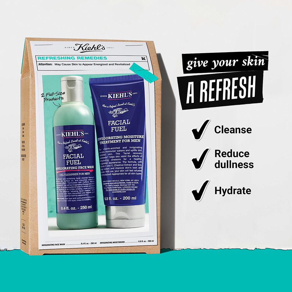 The Refreshing Remedies Gift Set - Men's Skincare Set - Kiehl's