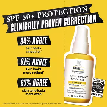 Better Screen™ UV Serum SPF 50+ Facial Sunscreen with Collagen Peptide