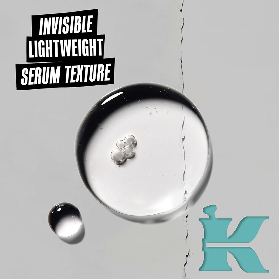 invisible lightweight serum texture. image of product texture.