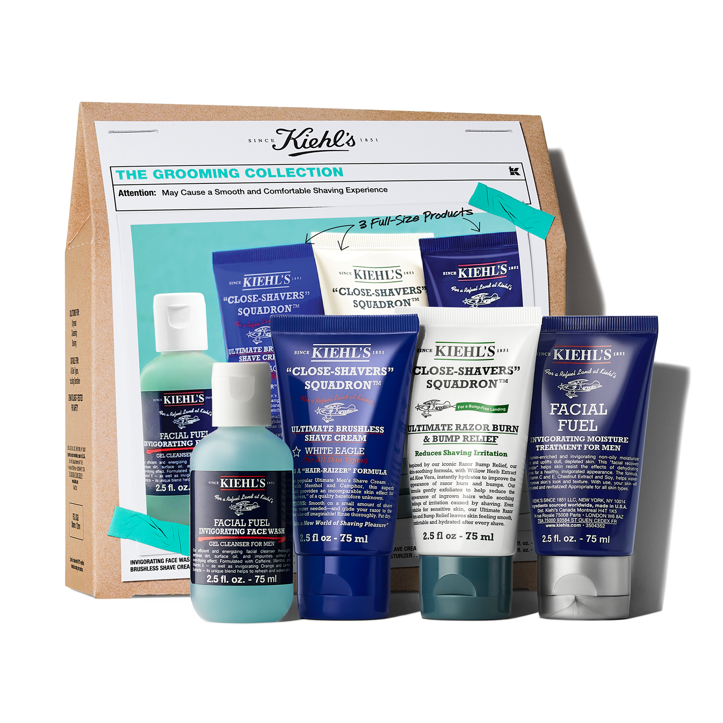 Kiehl's The Grooming Regimen Gift Set - Men's Skincare Set