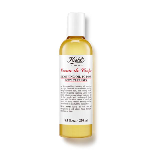 Kiehl's Creme de Corps Smoothing Oil to Foam Body Cleanser | 8.45 fl oz