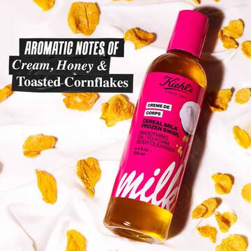 Kiehl’s x Milk Bar - Creme de Corps Cereal Milk Frozen Swirl Oil-To-Foam Body Cleanser