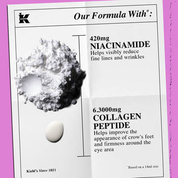 our formula with: niacinamide and collagen peptide
