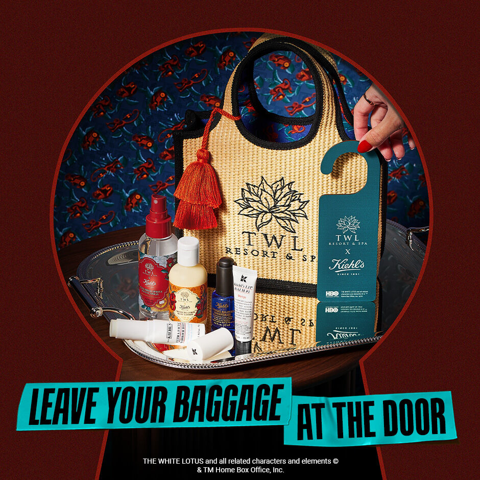The White Lotus HBO Original Series X Kiehl's Gift Set