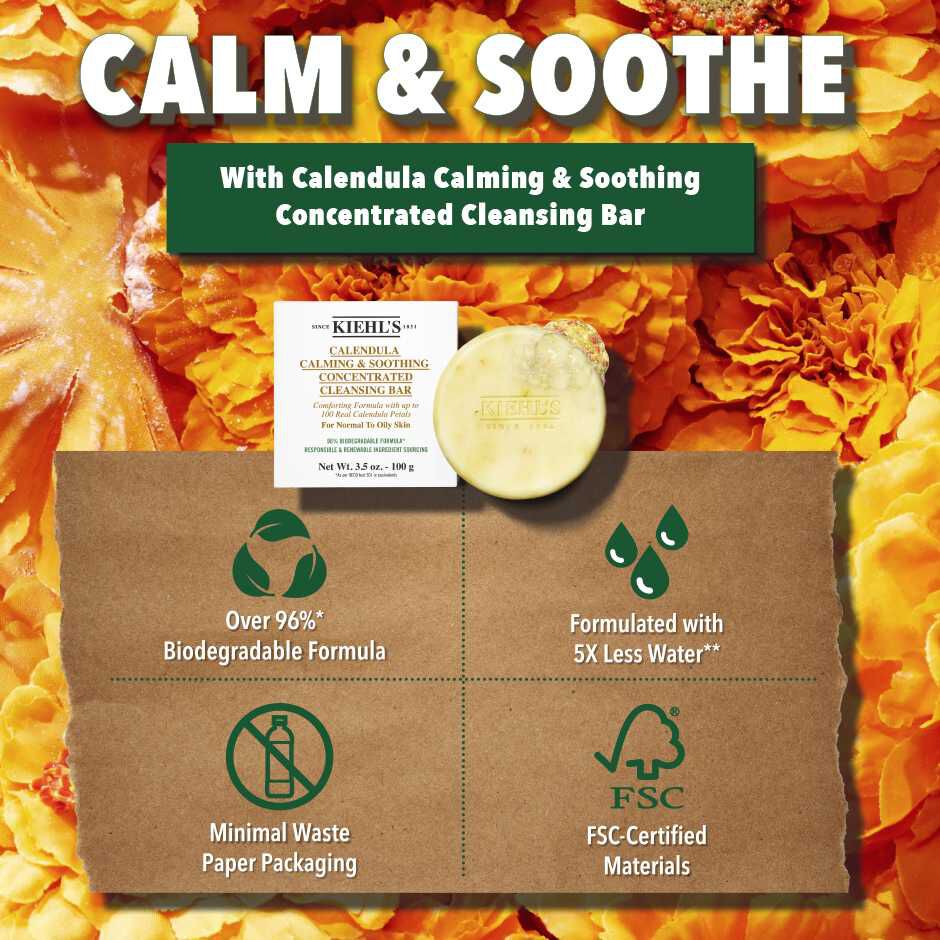Calendula Calming & Soothing Concentrated Facial Cleansing Bar