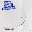 drop of oil- absorbs easily with lightweight texture. Replenish & restore while you sleep.