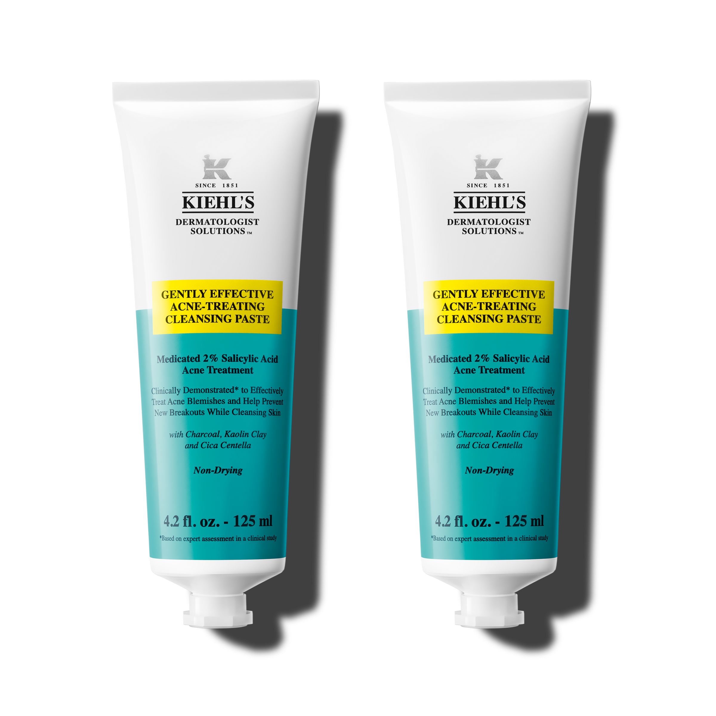 Kiehl's Gently Effective Acne-Treating Cleansing Paste 125ml Duo