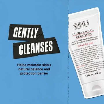 gently cleanses helps maintain skin's natural balance and protection barrier 