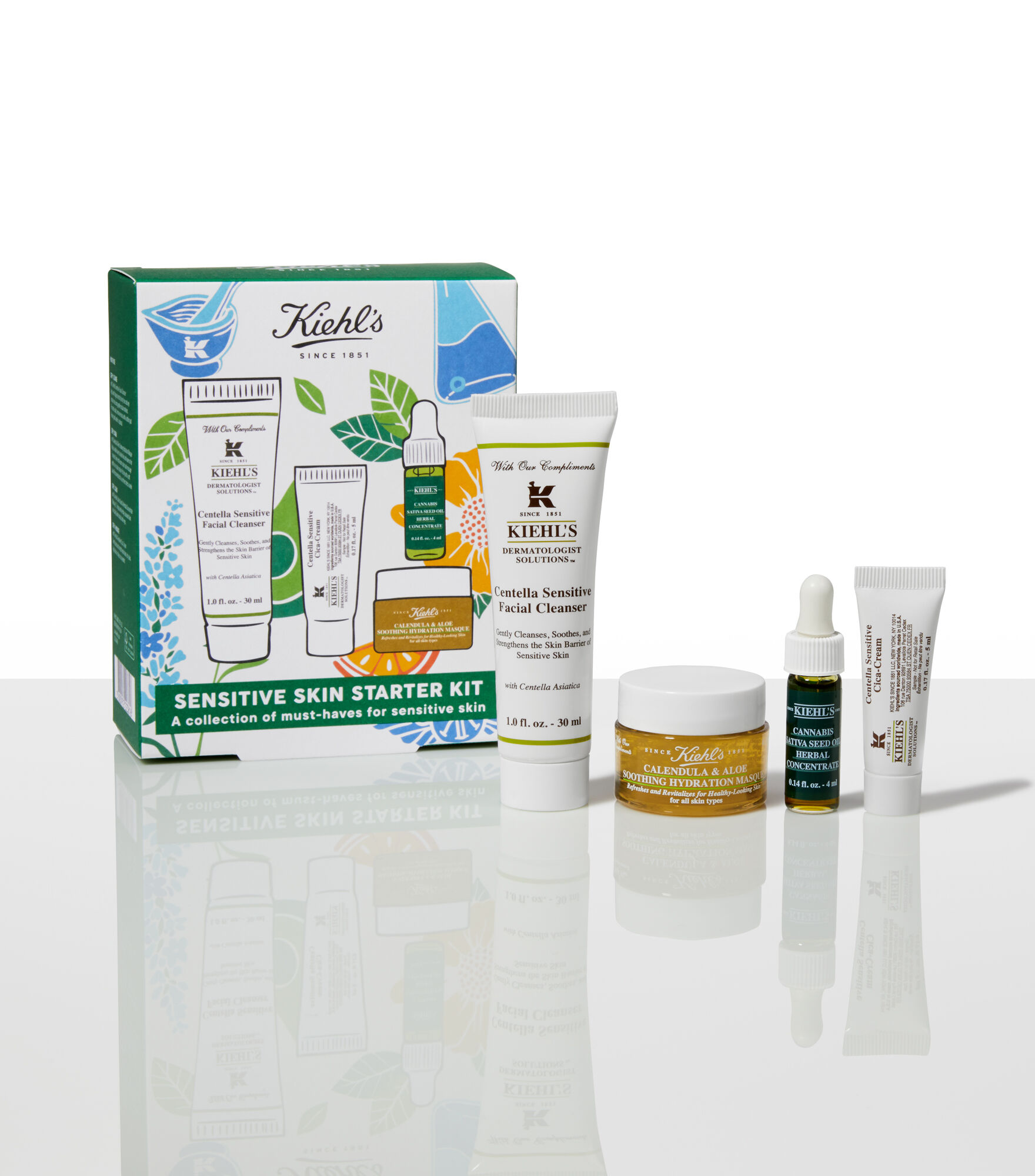 Kiehls Sensitive Skin Starter Kit Skincare for Sensitive Skin 25$