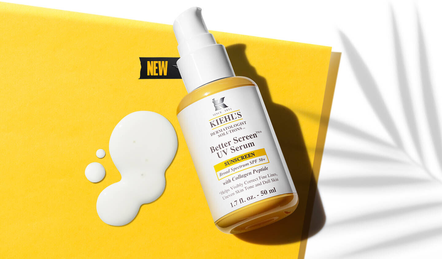 Amazon.com: Kiehl's Better Screen UV Serum SPF 50+, Invisible Facial  Sunscreen with Collagen Peptide, UV Filters to Shield UVA & UVB, Helps  Correct Visible Signs of Aging, Boosts Skin Radiance - 1.7