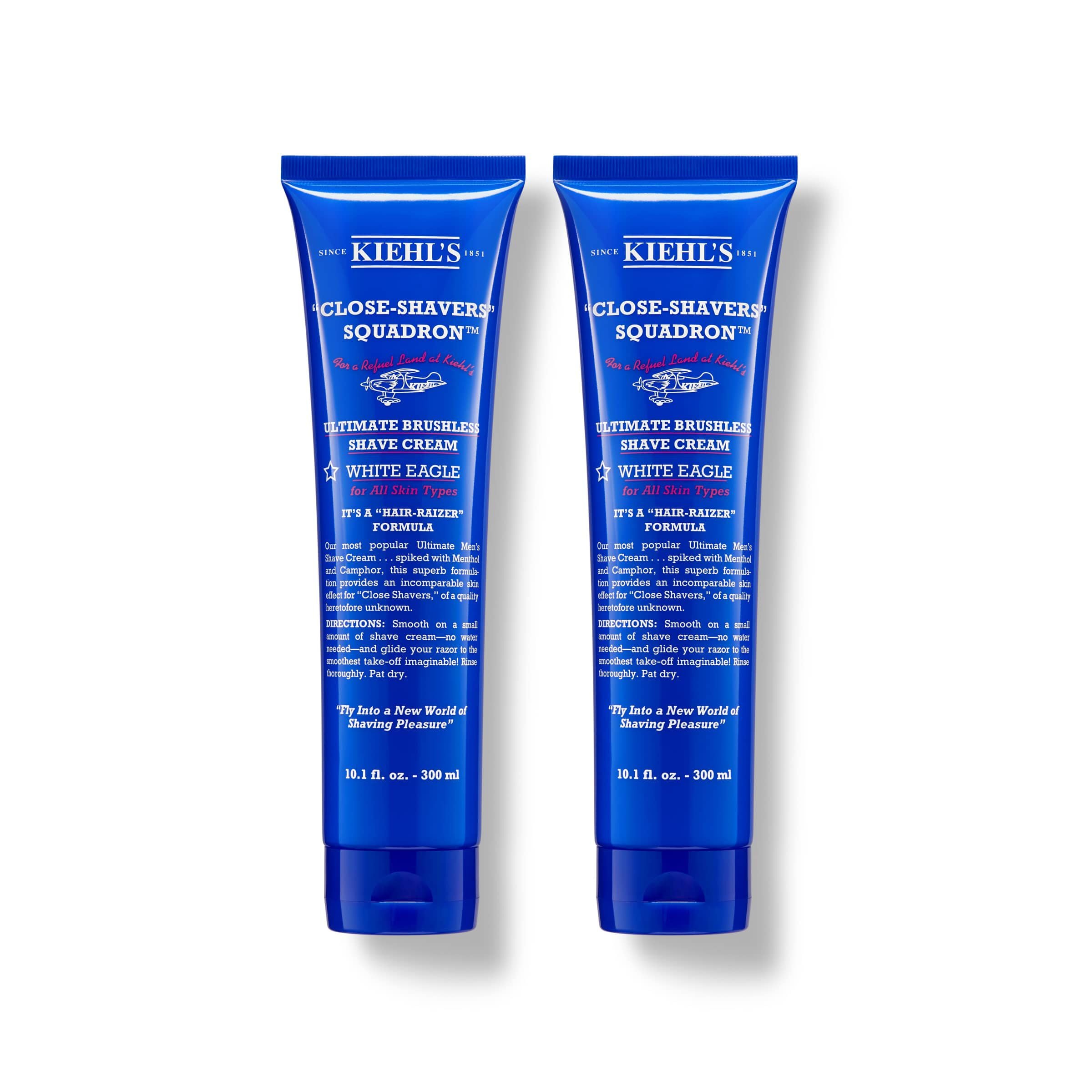 Kiehls Ultimate Brushless Shave Cream White Eagle 300ml Duo 25$