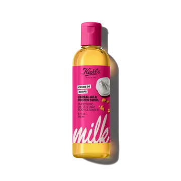 Kiehl’s x Milk Bar - Creme de Corps Cereal Milk Frozen Swirl Oil-To-Foam Body Cleanser