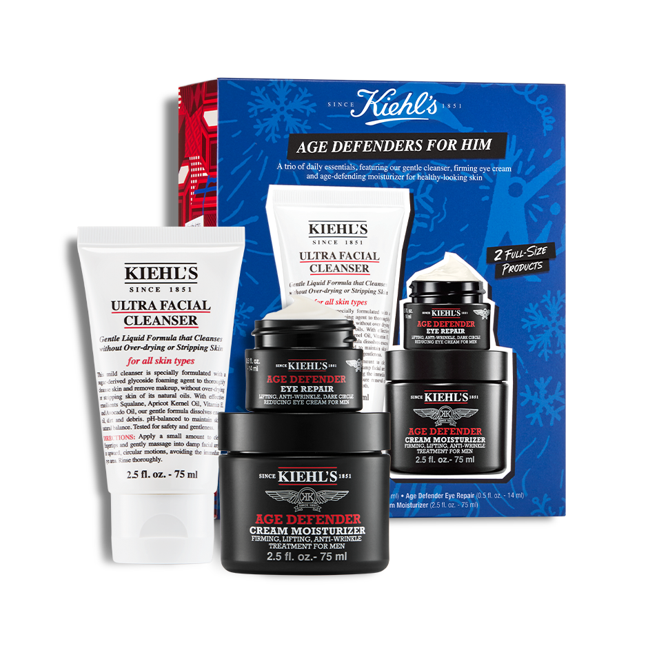 Kiehls Age Defenders for Him - Mens Skincare Set 82$