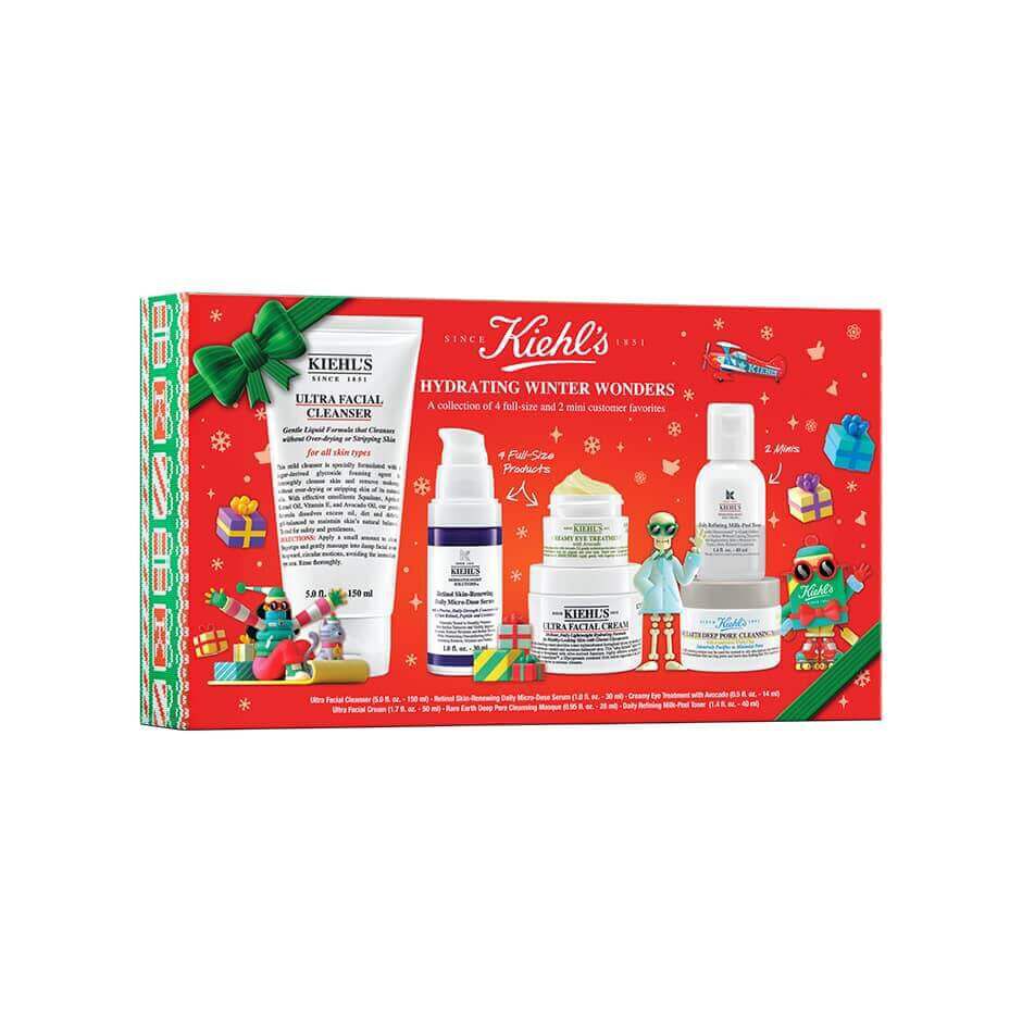 Kiehls Hydrating Winter Wonders Skincare Holiday Gift Set 99$