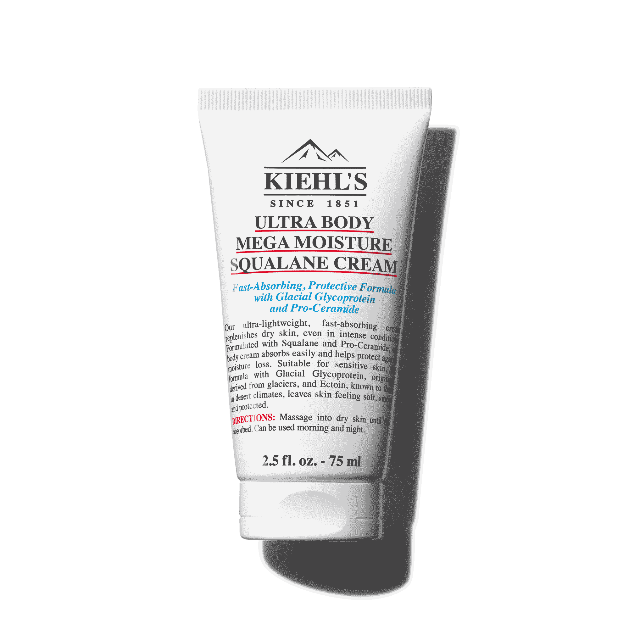 Kiehl's Ultra Body Mega Moisture Squalane Cream — Body Lotion | 2.54 fl oz
