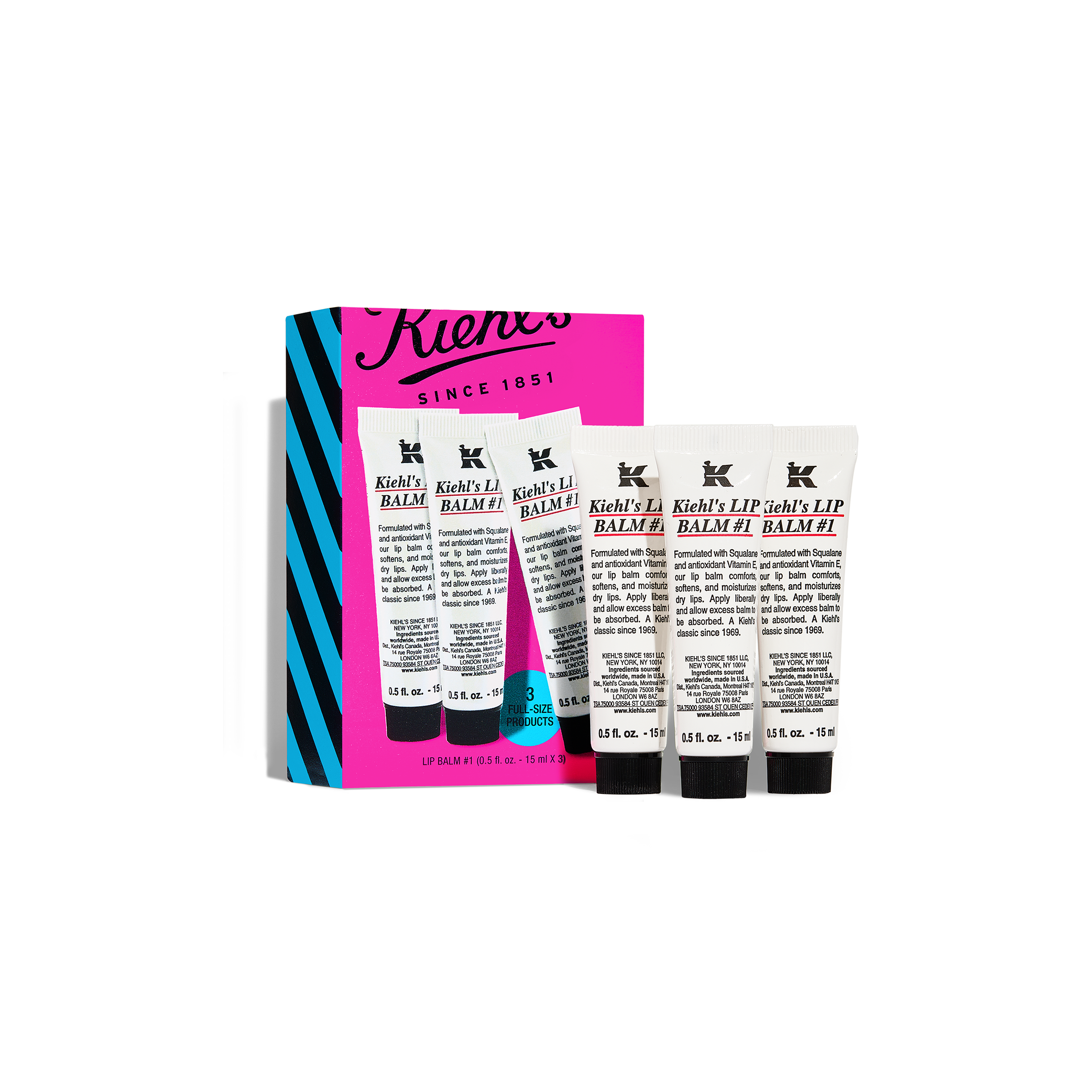 Kiehls Xoxo Kiehls Lip Balm 42 Value Gift Set 32$