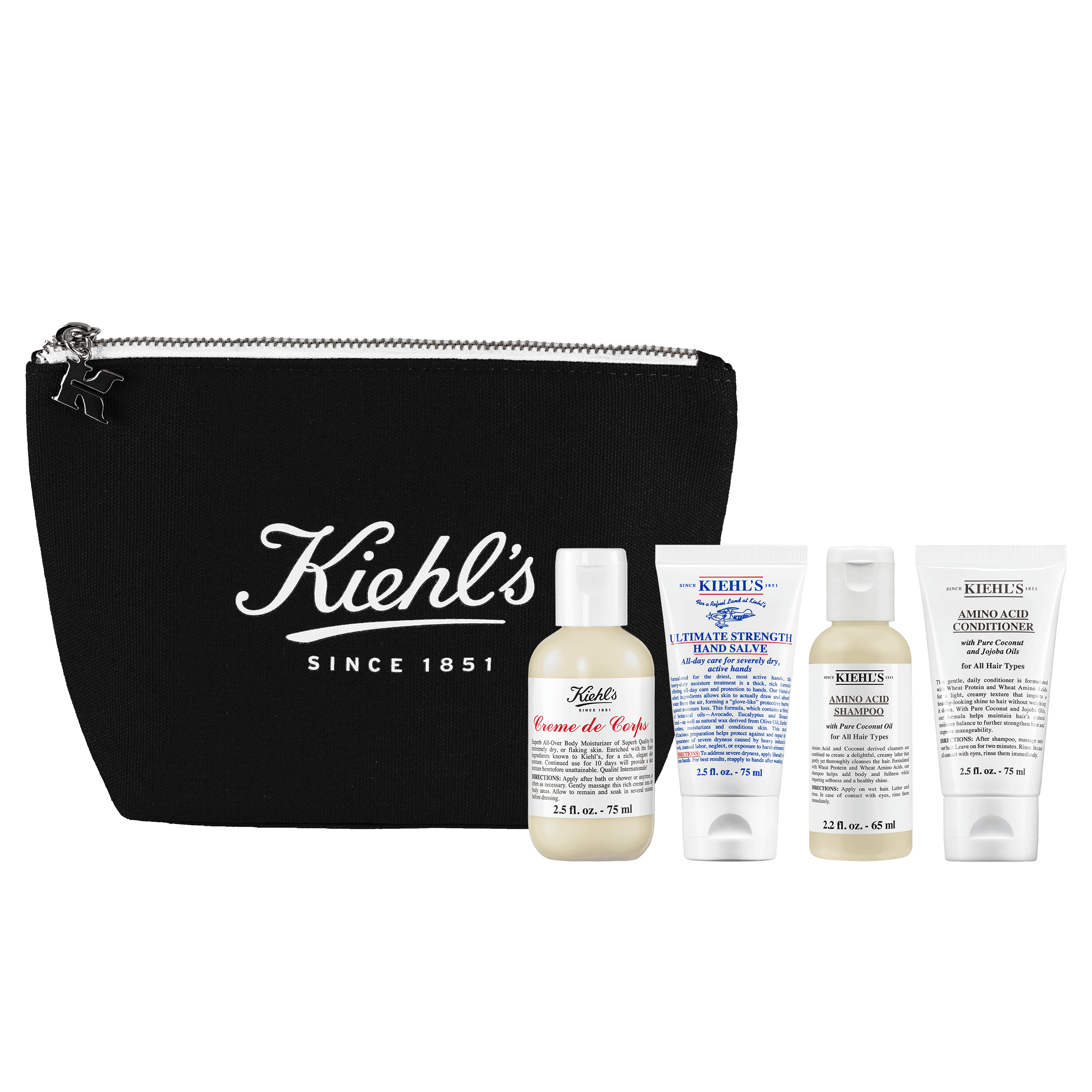 Kiehls Travel Bath Body Value Bundle - Travel Size Skincare 53$