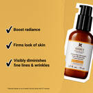 boost radiance, firms look of skin, visibly diminishes fine lines & wrinkles 