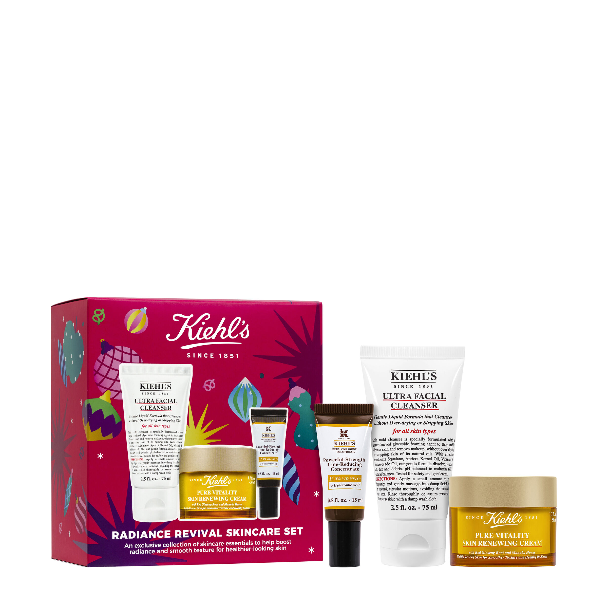 Kiehls Radiance Revival Skincare Set 58$