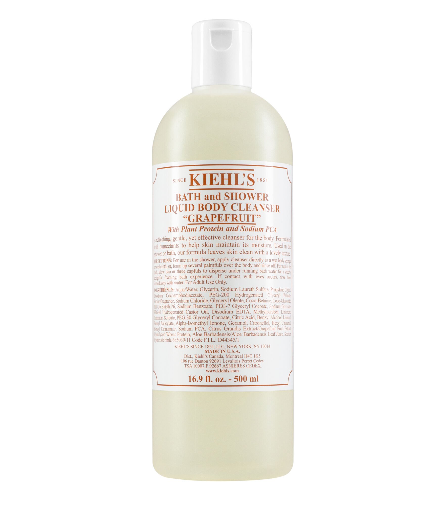 Kiehl's Bath & Shower Body Cleanser - Refillable Body Wash | 16.91 fl oz