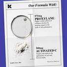 our formula with: proxylane, activated c 