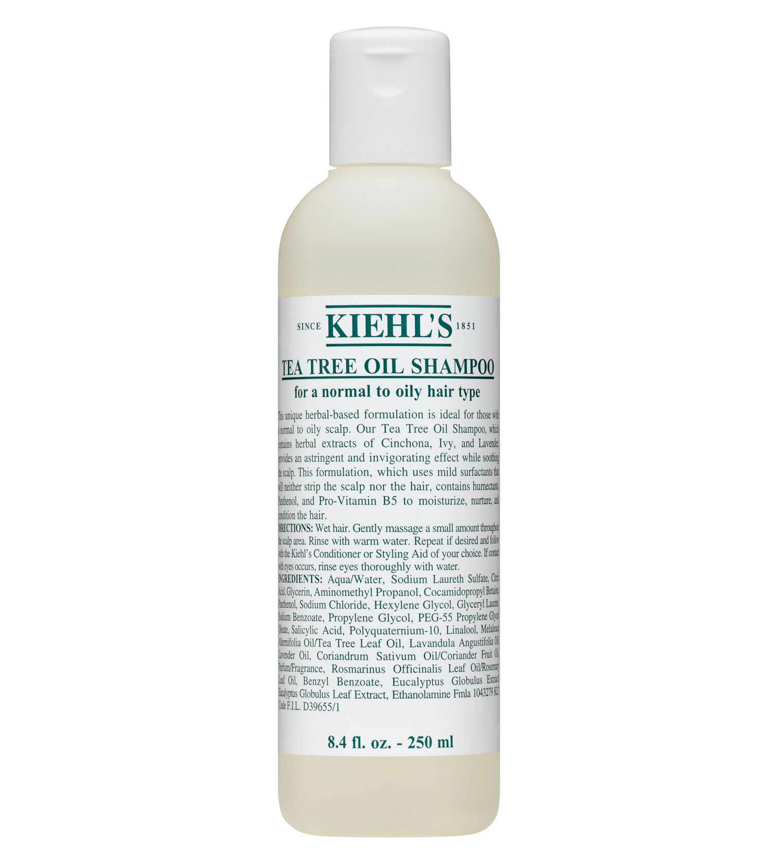 Kiehls Tea Tree Oil Shampoo Shampoo for Oily and Normal Hair 18$