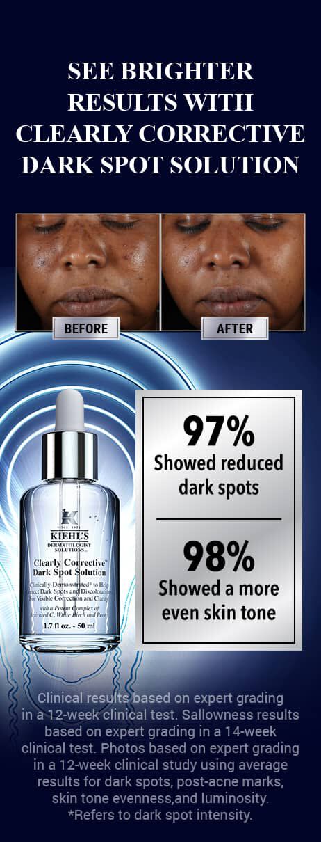 See brighter results with Clearly Corrective Dark Spot Solution