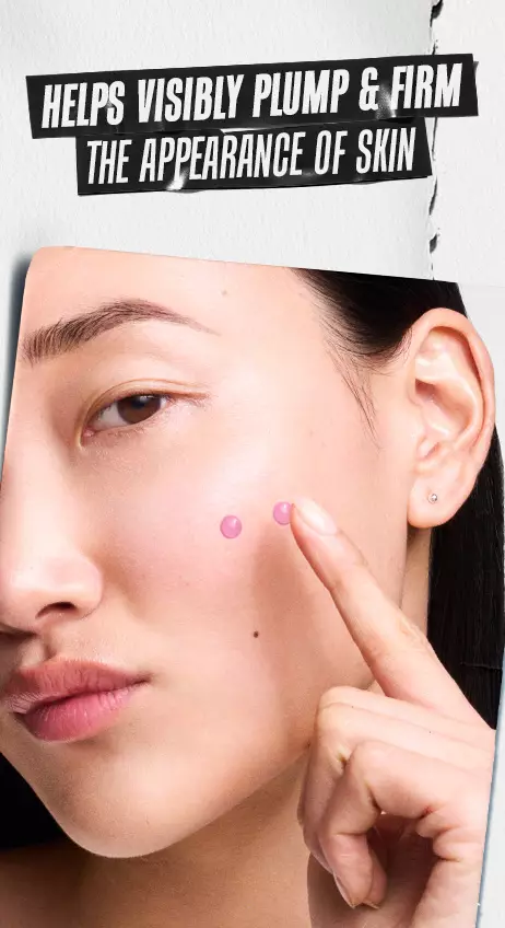 helps visibly plump and firm the appearance of skin