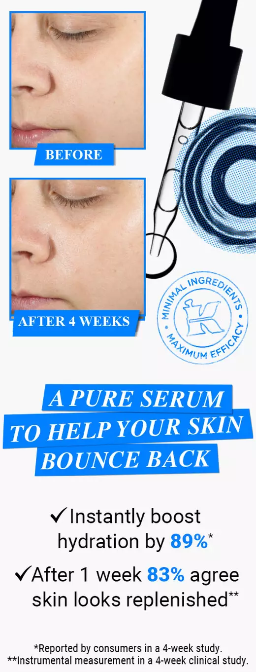 A Pure Serum to Step Up Your Smooth. Instantly 83% felt fine texture