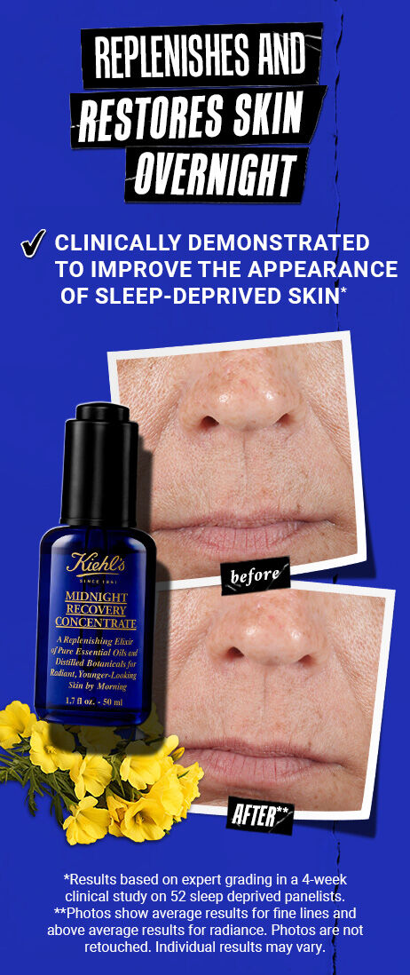 replenish and restore skin overnight with midnight recovery oil 