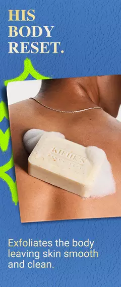 HIS BODY RESET. Exfoliates the body leaving skin smooth and clean.