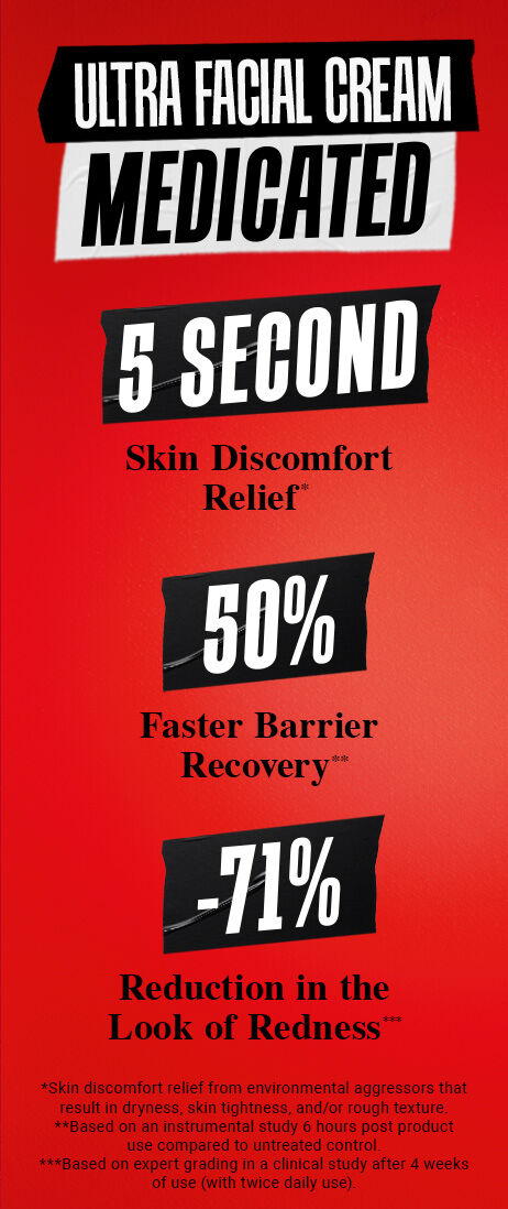 Ultra Facial Barrier hydrating cleanser immediately hydrates, no fragrance, no stripping 