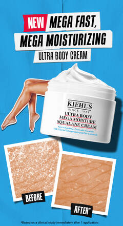 New mega fast, mega moisturizing Ultra Body Cream