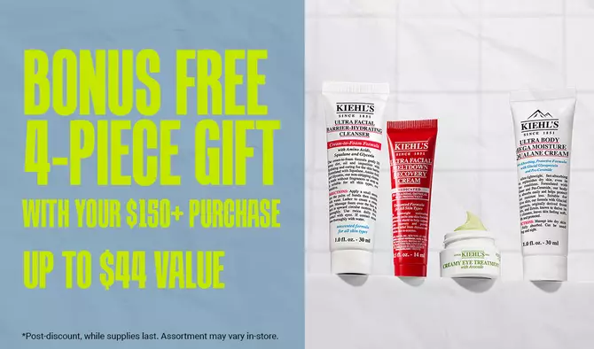 Free 4-Piece Gift on $150