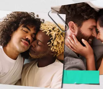 Two couples embracing each other