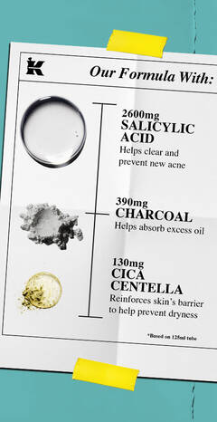 3 ways to use: 1 as a cleanser, 2 as as mask, 3 on the spot.