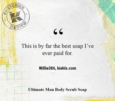 This is by far the best soap I’ve ever paid for. —Willie386, kiehls.com